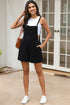 Grommet Tie Straps Casual Denim Romper